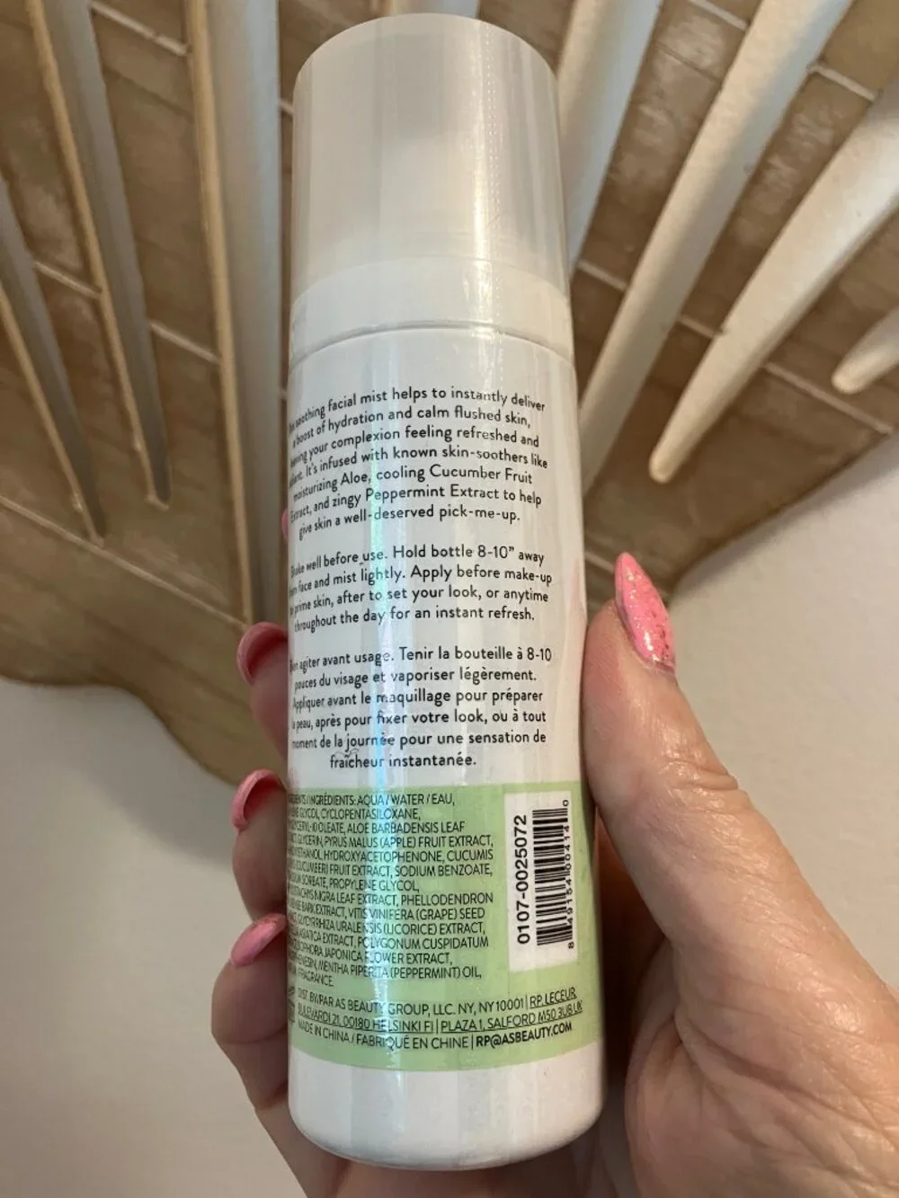 Laura Geller Spackle Mist Boost Spray Colling Aloe (Seale)